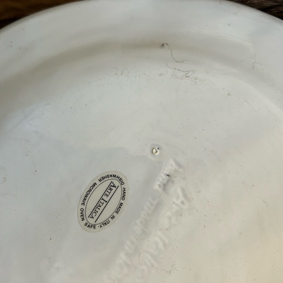 ARTE ITALICA DINNERWARE (BELLA BIANCA) salad and dinner plate set - Picture 2 of 4